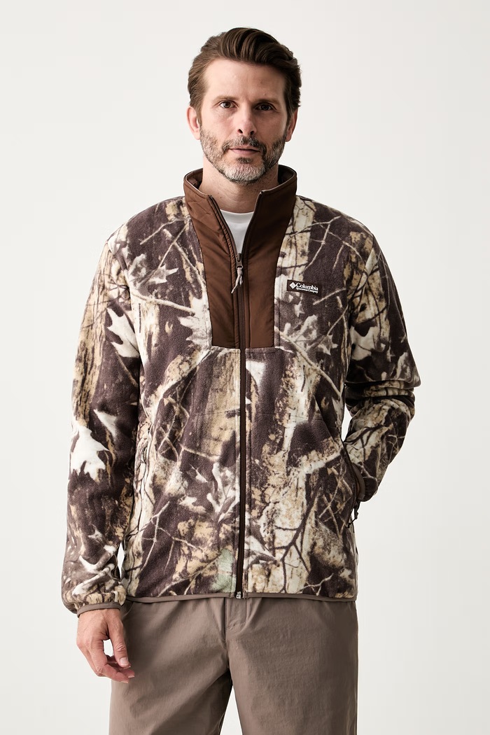 Columbia bluza sportowa męska polarowa Sequoia Grove brązowy 2174071