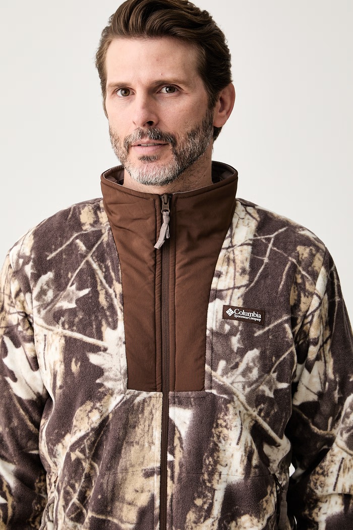 Columbia bluza sportowa męska polarowa Sequoia Grove brązowy 2174071