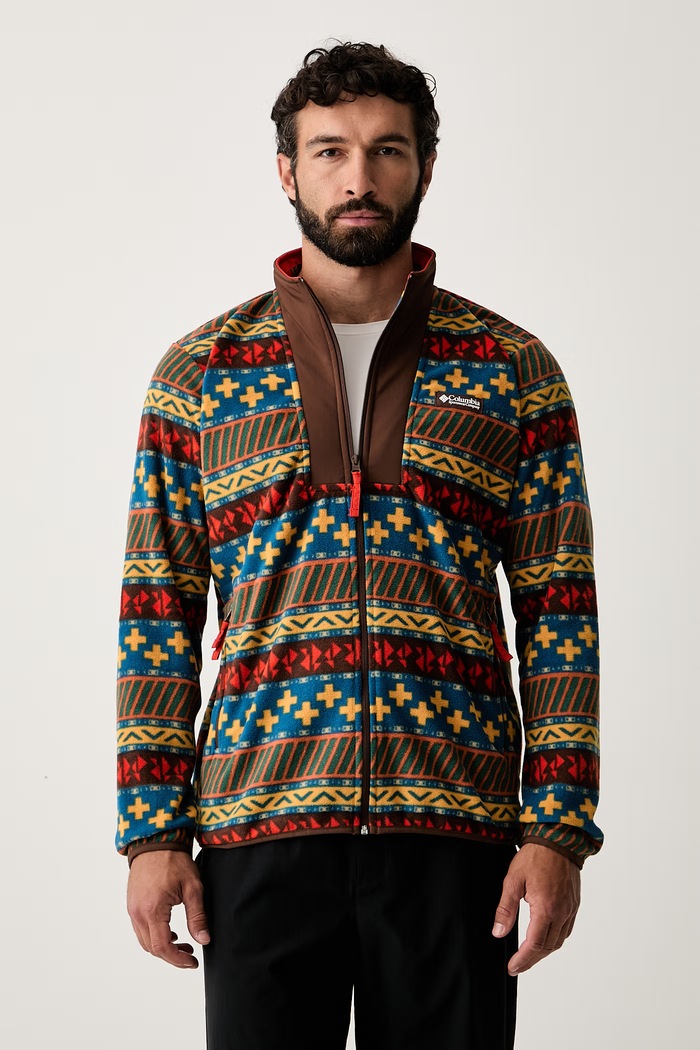 Columbia bluza sportowa męska polarowa Sequoia Grove brązowy 2174071