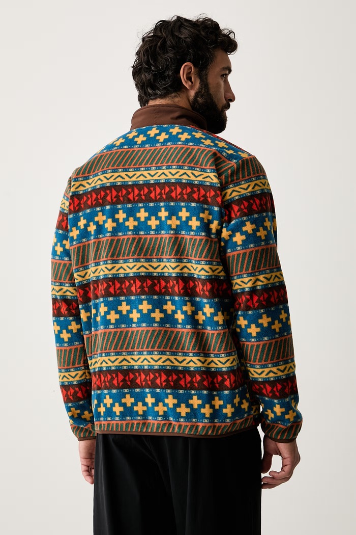 Odzież Columbia bluza sportowa męska polarowa Sequoia Grove 2174071 brązowy