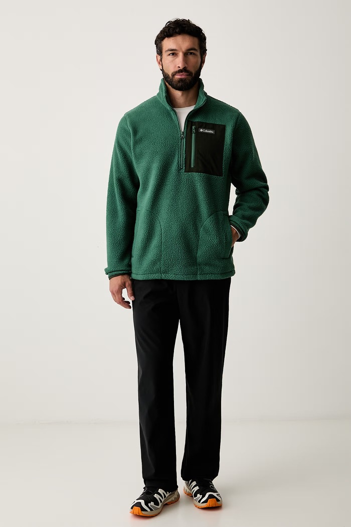 Columbia bluza sportowa męska polarowa Jasper 2142411 zielony AW26