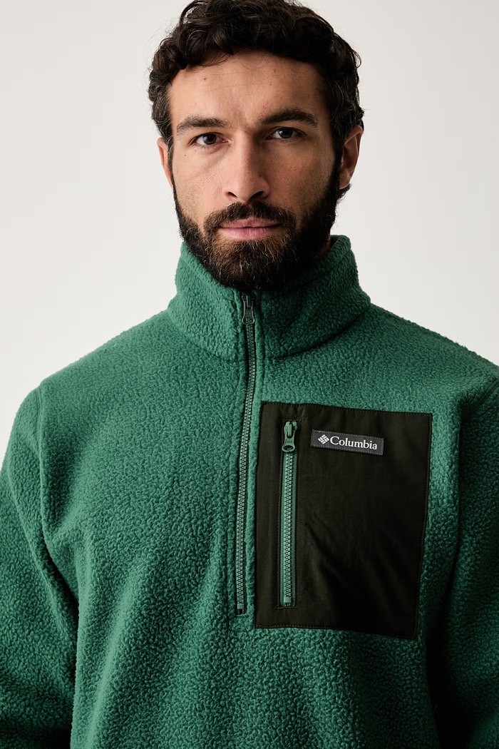 Columbia bluza sportowa męska polarowa Jasper zielony 2142411