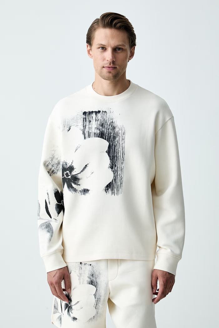 Armani Exchange bluza męska beżowy XM002804.AF10818