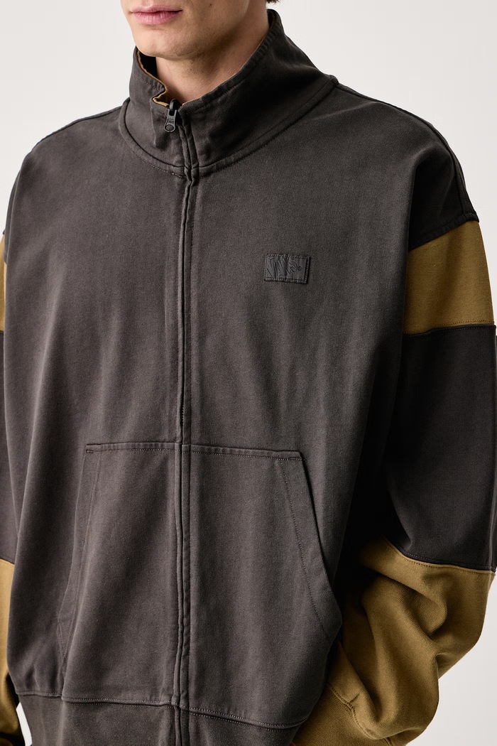 Bluza rozpinana męska bawełniana Vans VN000U97EMV1 zielony