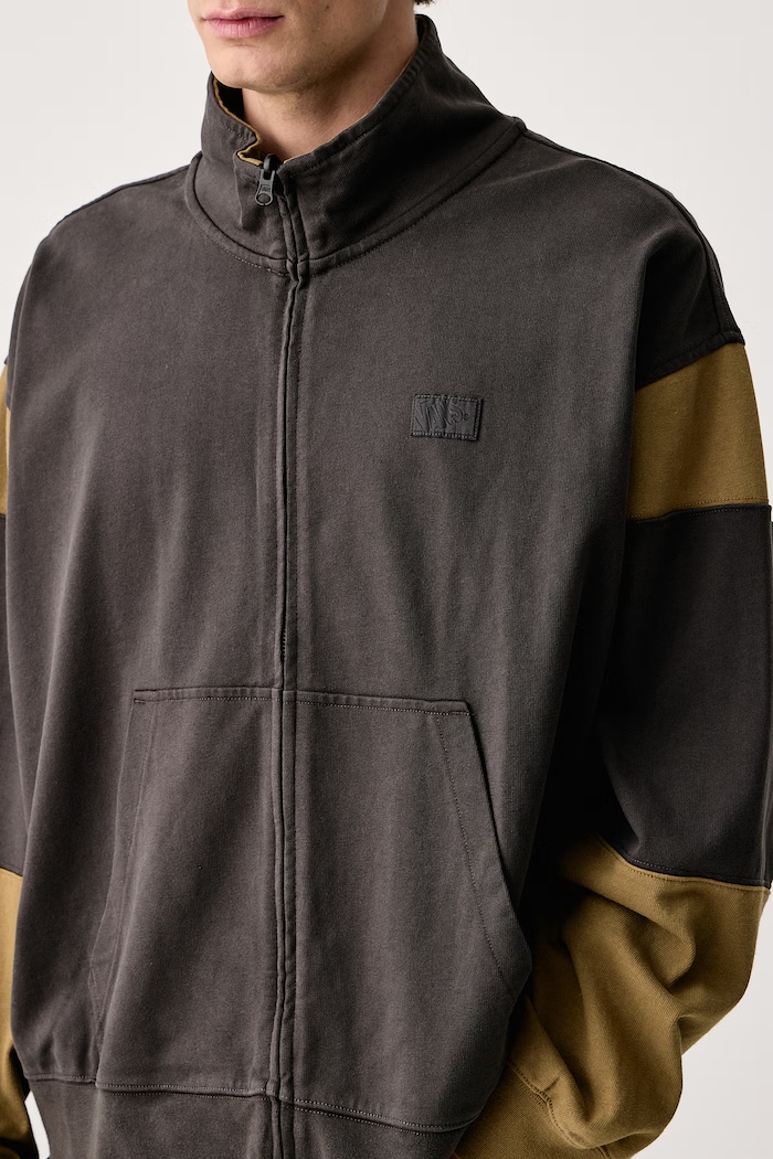 Bluza rozpinana męska bawełniana Vans VN000U97EMV1 zielony