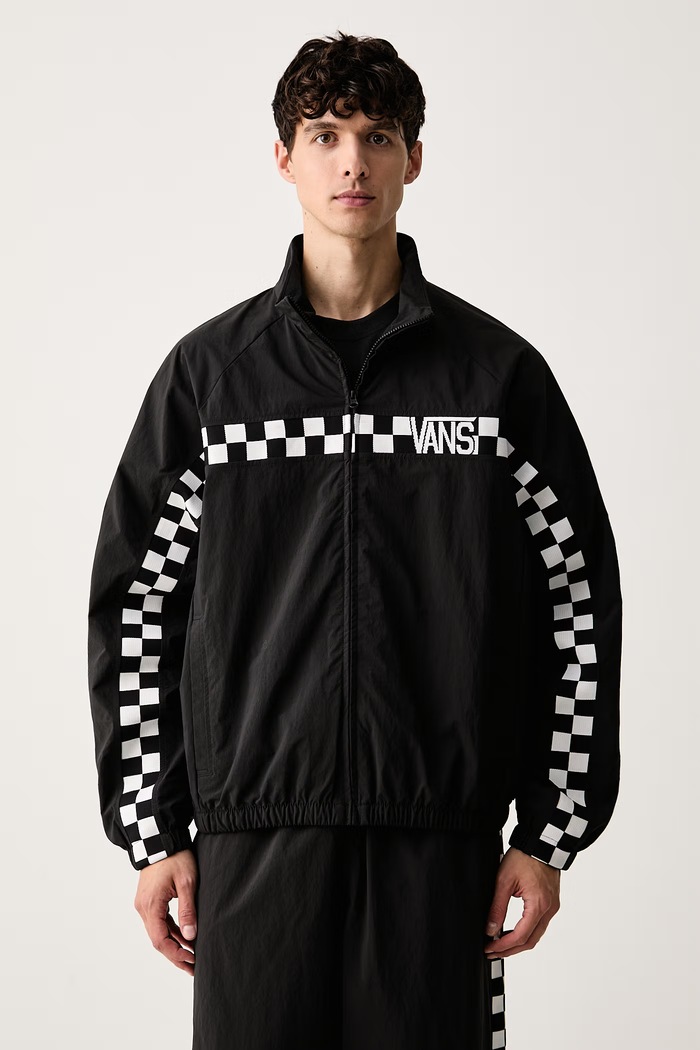 Vans μπλούζα με κουμπιά ανδρική μαύρο VN000U33BLK1
