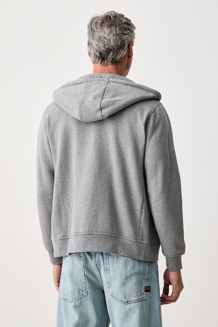 Odzież Trussardi Bluza rozpinana z kapturem damska z bawełną G8508500257N szary