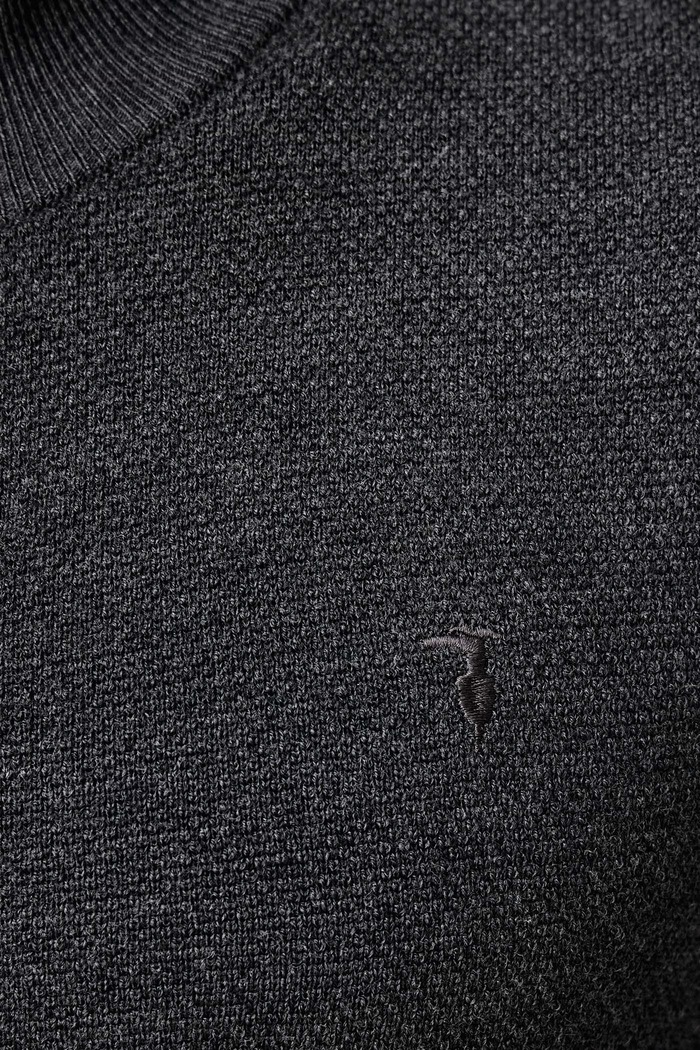 Sweter rozpinany męski wełniany Trussardi szary M0238000025N
