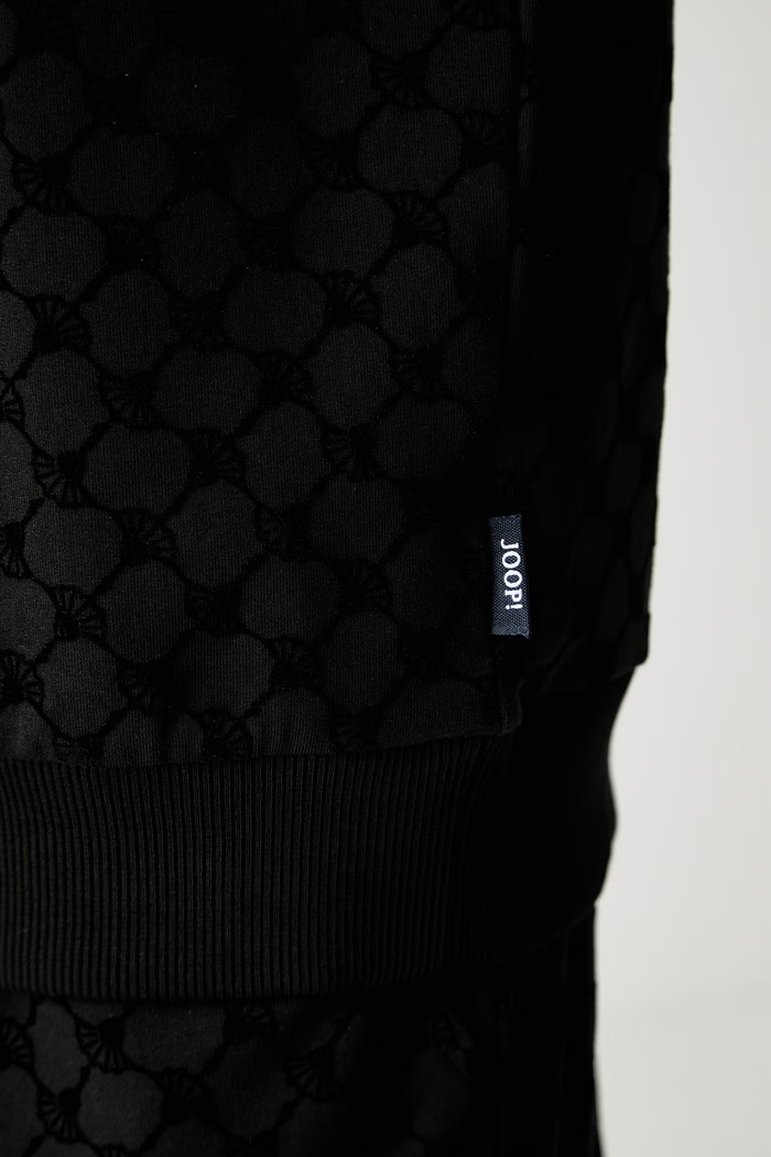 Joop! bluza męska z bawełną 30105535 czarny