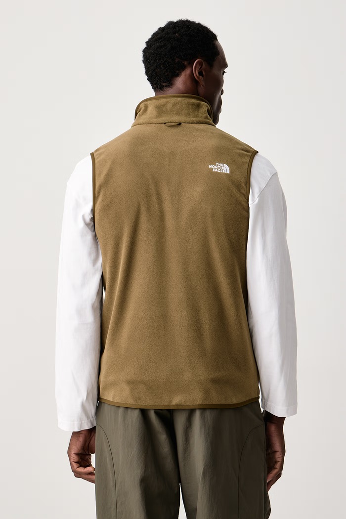 Odzież The North Face Bezrękawnik męski polarowy GLACIER FLEECE NF0A8DQN2EK1 zielony