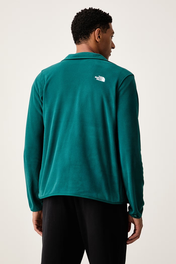 Ρούχα The North Face Μπλούζα με κουμπιά ανδρική φλις GLACIER FLEECE NF0A8D0RN4J1 τιρκουάζ