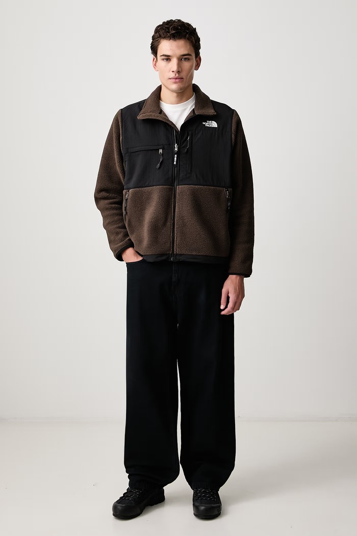The North Face Dukserica na zakopčavanje za muškarce Retro Denali NF0A88XHRM11 smeđa AW26