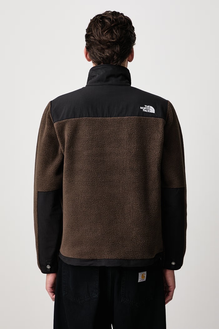 Odjeća The North Face Dukserica na zakopčavanje za muškarce Retro Denali NF0A88XHRM11 smeđa