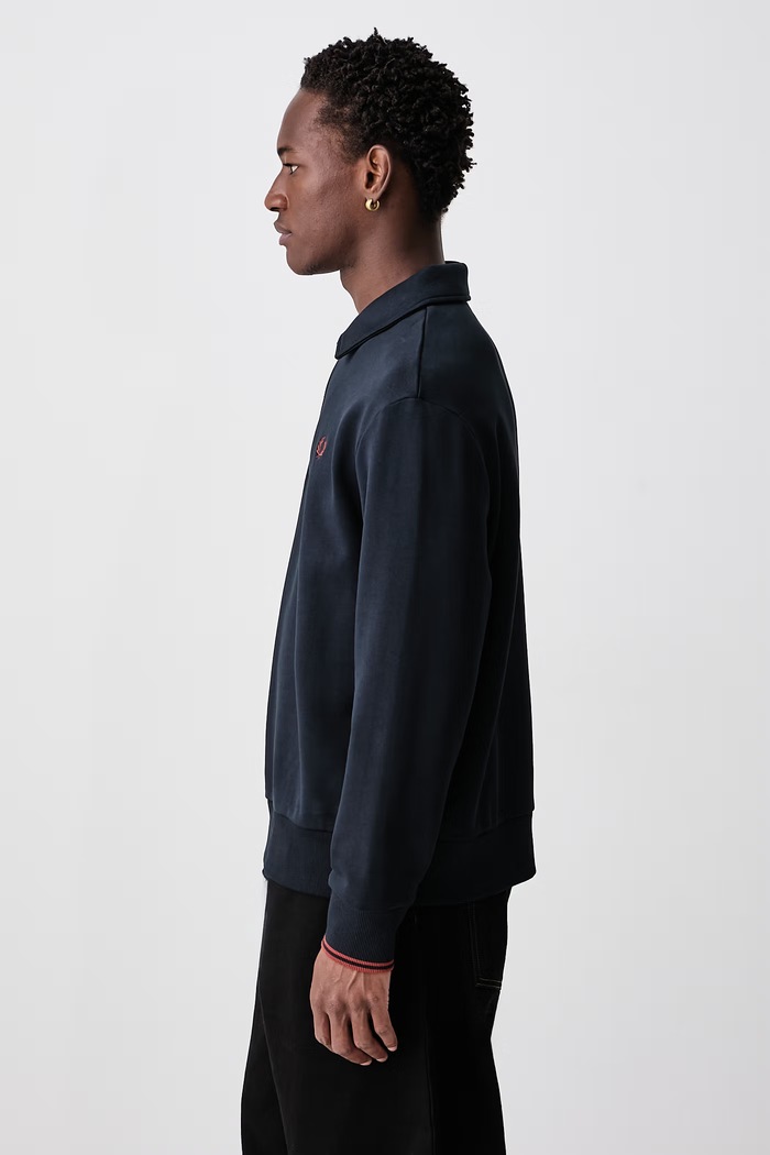 Bluza męska bawełniana Fred Perry M2426.608 granatowy