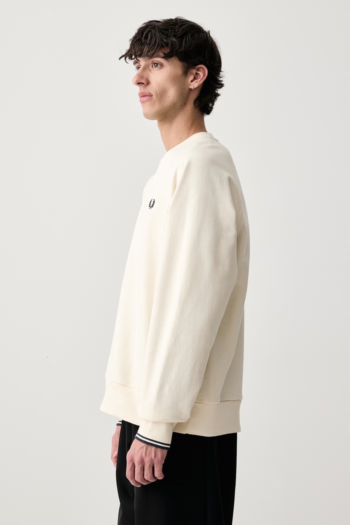 Bluza męska bawełniana Fred Perry M3495.560 beżowy