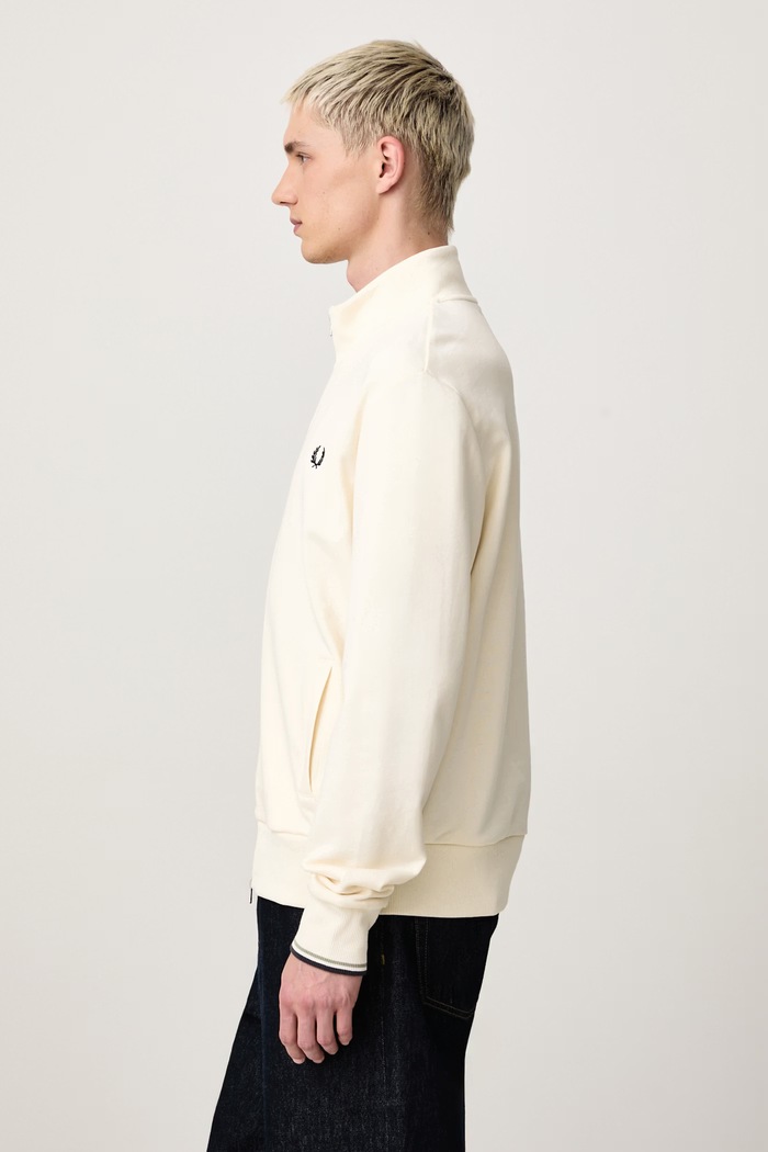 Bluza rozpinana męska bawełniana Fred Perry J3340.560 beżowy