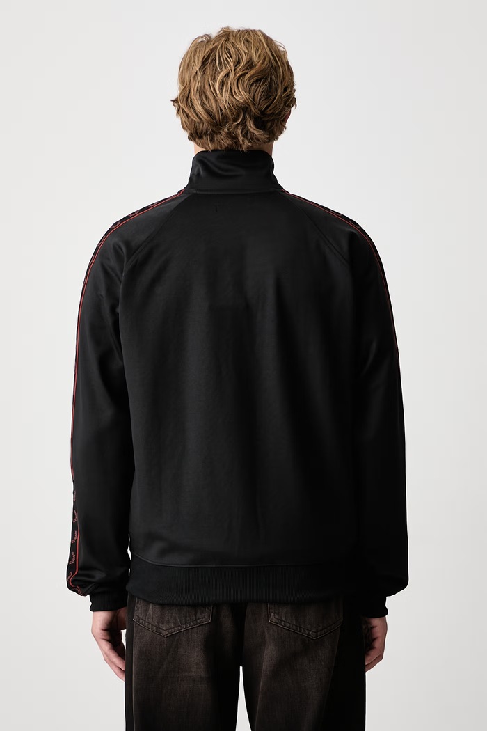 Odzież Fred Perry Bluza rozpinana męska J5557.220 czarny