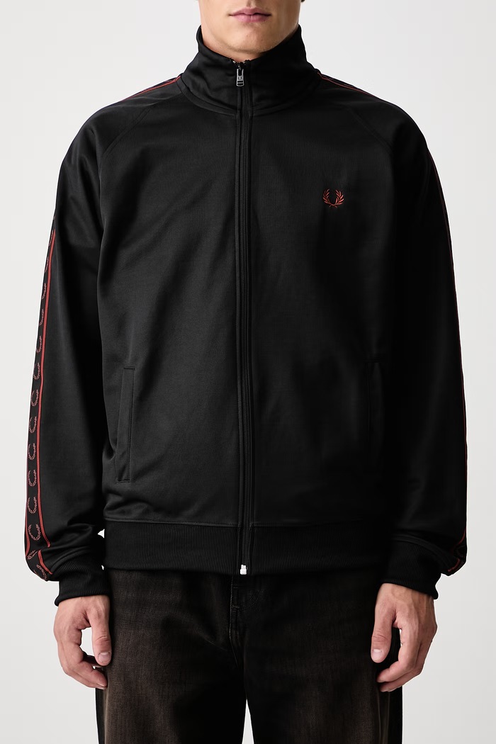 Bluza rozpinana męska Fred Perry czarny J5557.220