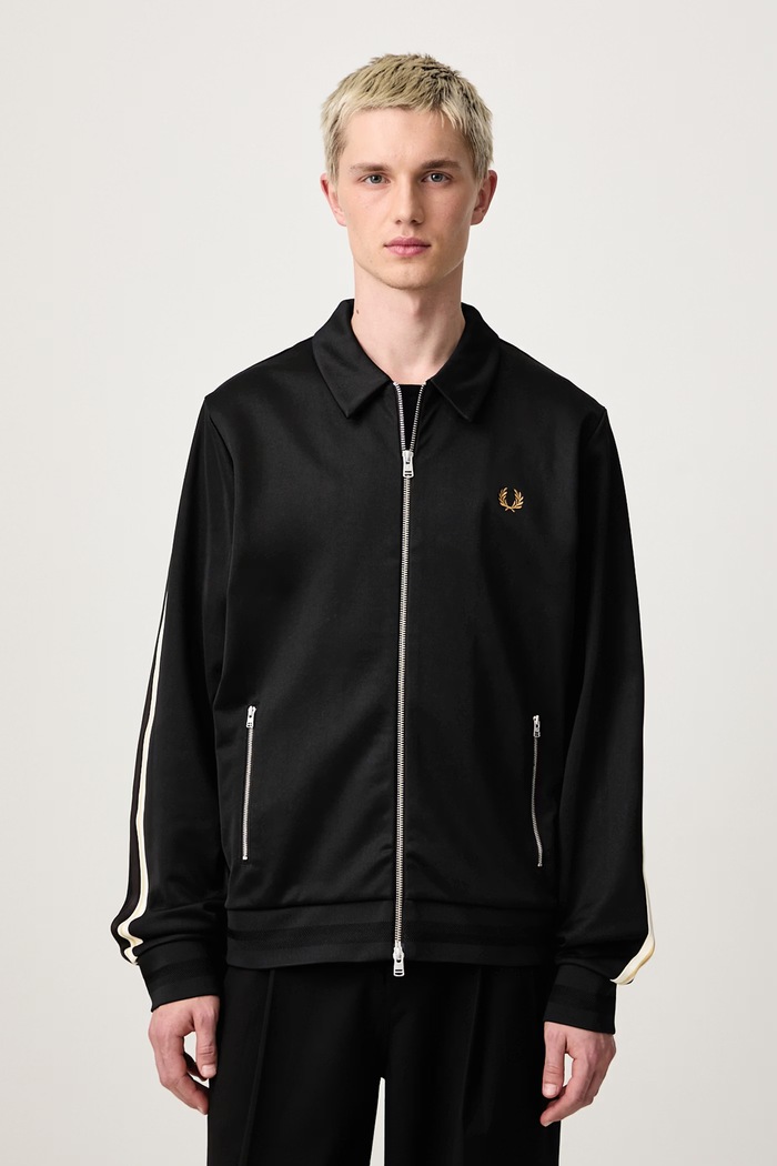 Fred Perry Bluza rozpinana męska czarny J3308.102