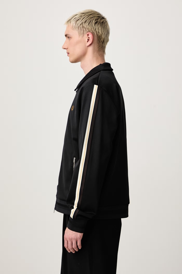 Bluza rozpinana męska Fred Perry J3308.102 czarny