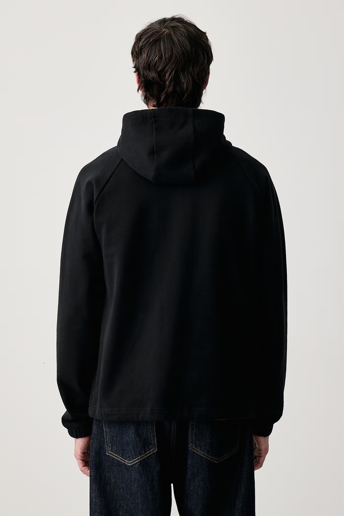 Odzież Fred Perry Bluza z kapturem męska bawełniana M3673.102 czarny