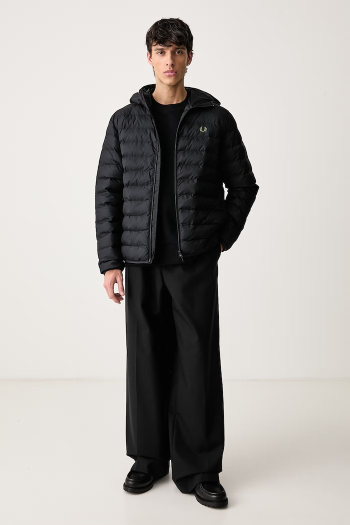 Fred Perry Bluza męska bawełniana M3622.102 czarny AW26
