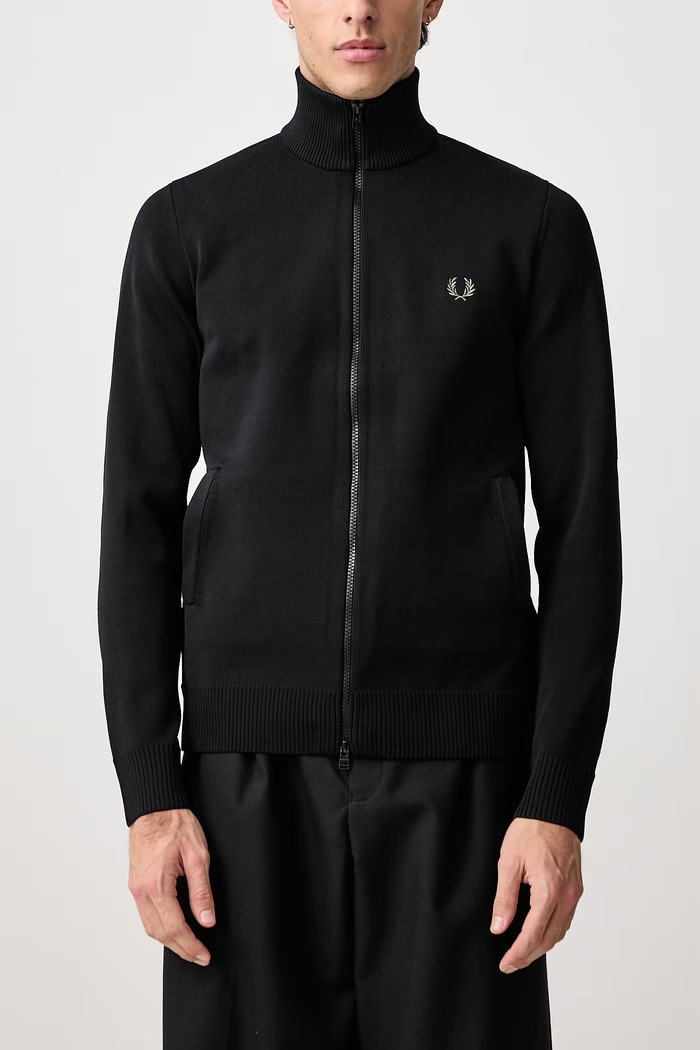 Bluza rozpinana męska Fred Perry czarny K3317.102