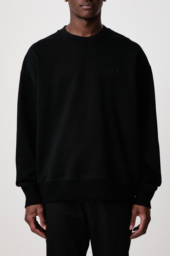 Bluza męska bawełniana Fred Perry czarny M3497.102