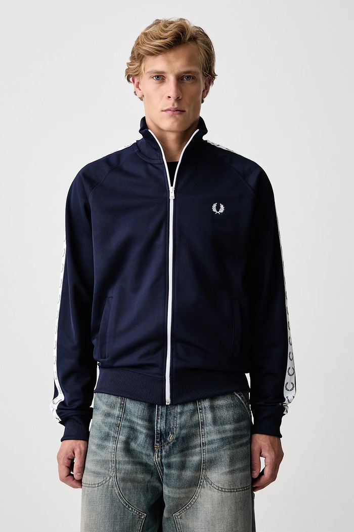 Fred Perry Bluza rozpinana męska granatowy J4620.885
