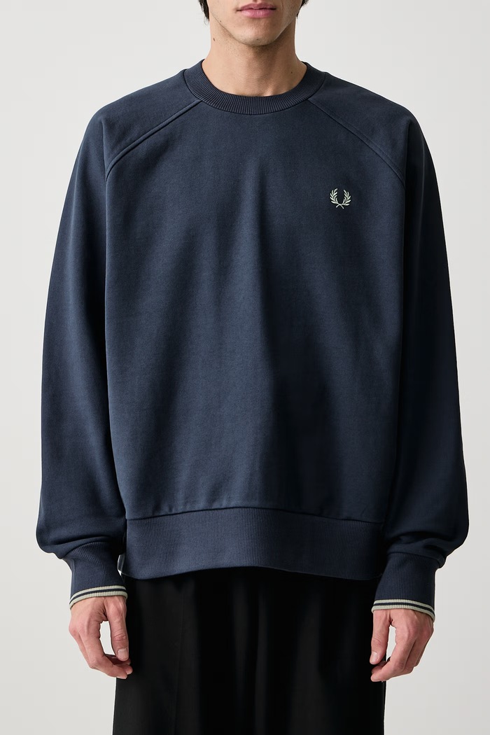 Bluza męska bawełniana Fred Perry granatowy M3495.738
