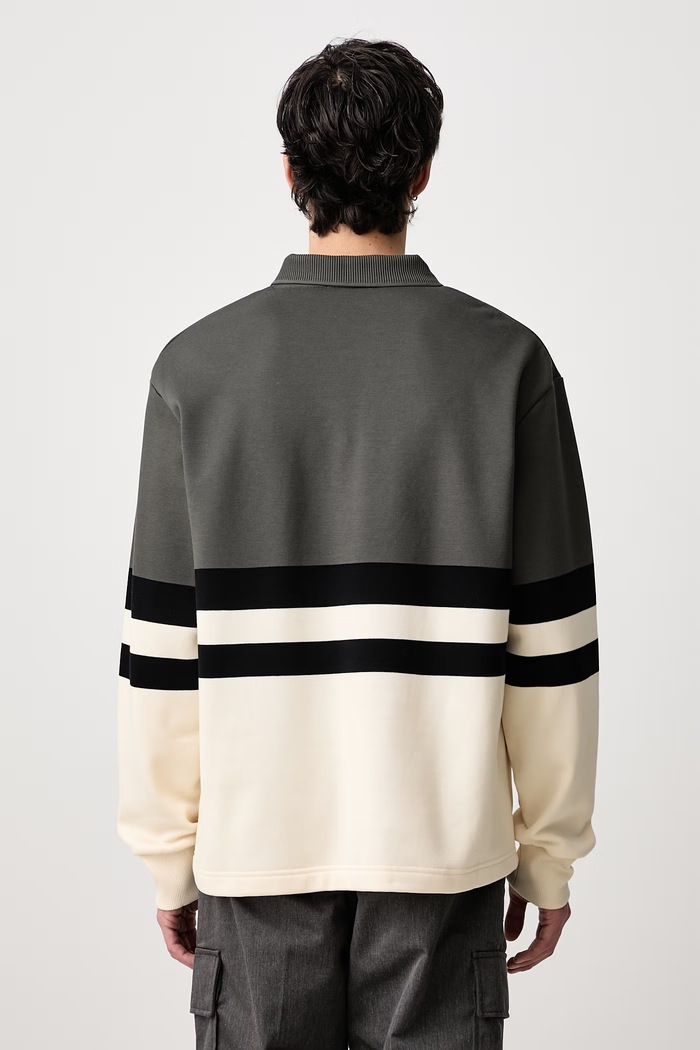 Odzież Fred Perry Bluza męska z bawełną M3644.638 zielony