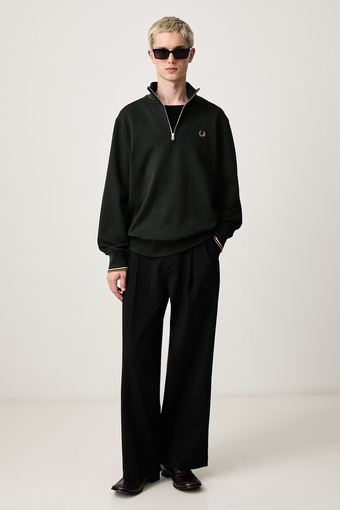 Fred Perry Bluza męska bawełniana M3574.78C zielony AW26