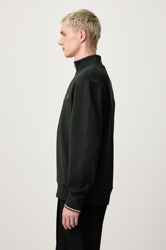 Bluza męska bawełniana Fred Perry M3574.78C zielony