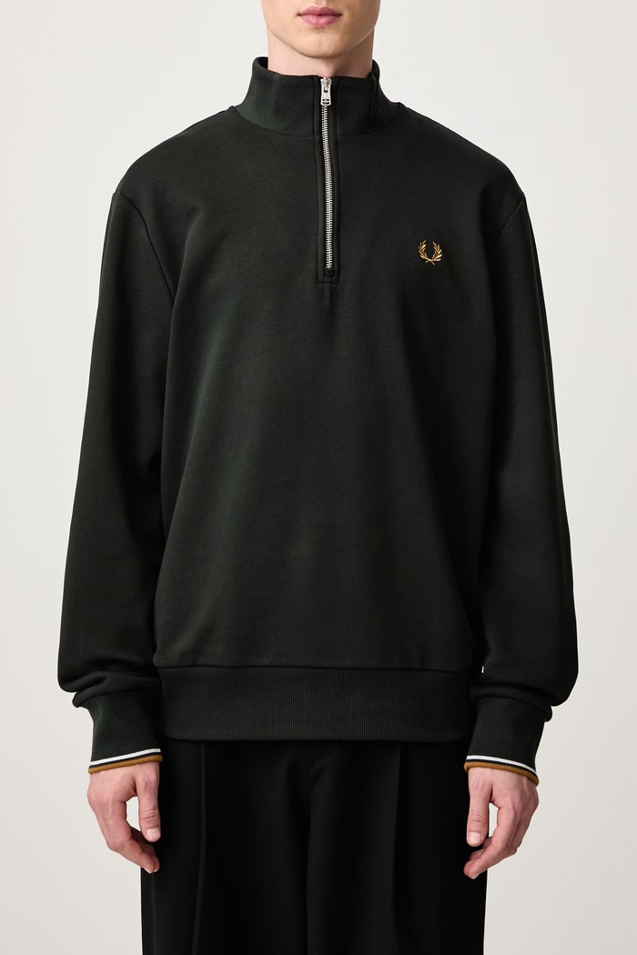 Bluza męska bawełniana Fred Perry zielony M3574.78C