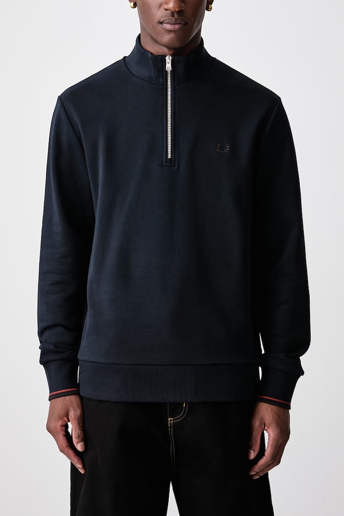 Bluza męska bawełniana Fred Perry granatowy M3574.75C