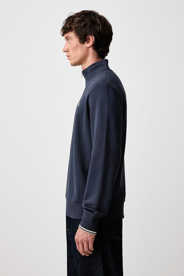 Bluza męska bawełniana Fred Perry M3574.72C granatowy