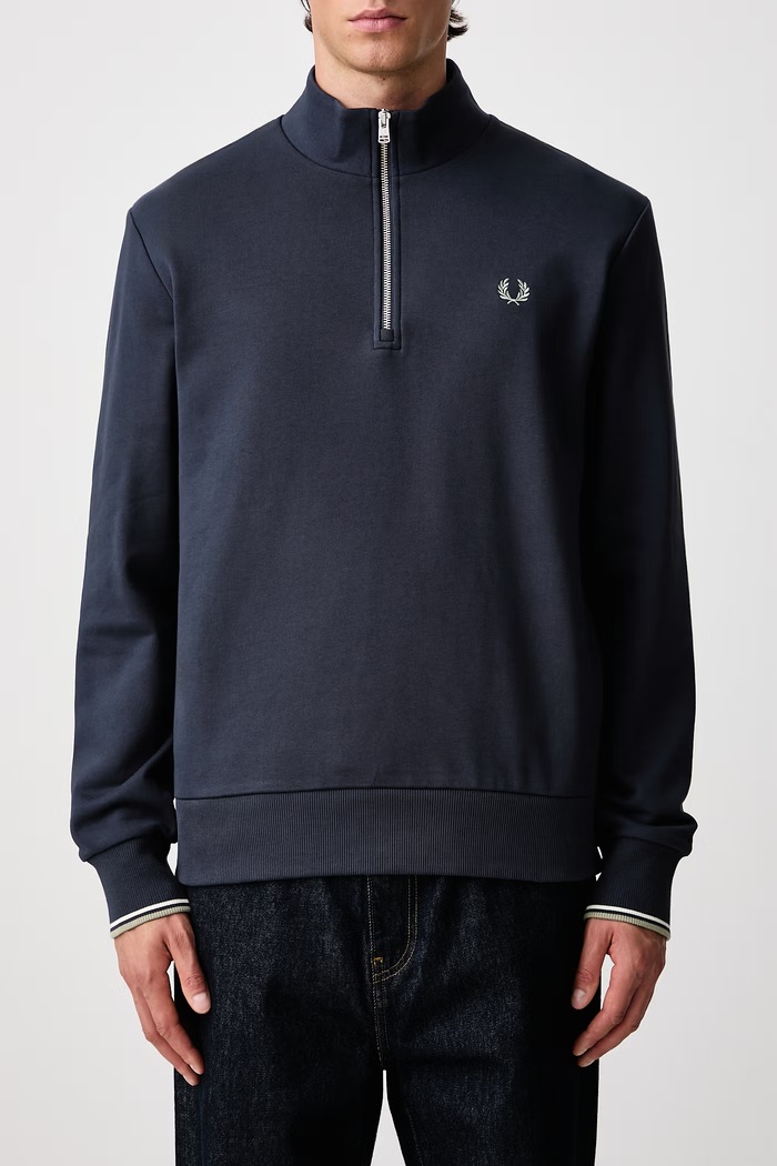 Bluza męska bawełniana Fred Perry granatowy M3574.72C