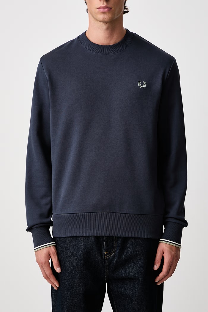 Bluza męska bawełniana Fred Perry granatowy M7535.72C