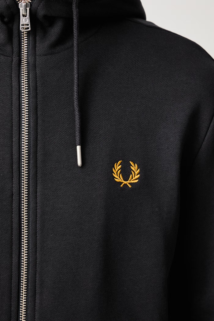 Fred Perry Bluza rozpinana z kapturem męska bawełniana J7536.85C