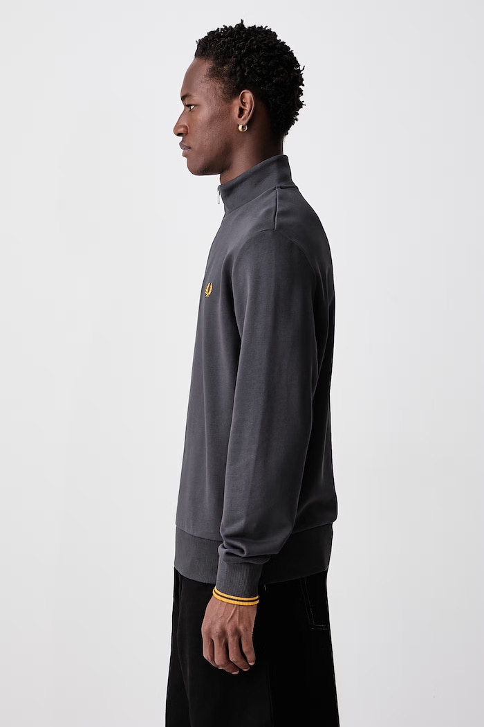 Bluza męska bawełniana Fred Perry M3574.85C szary