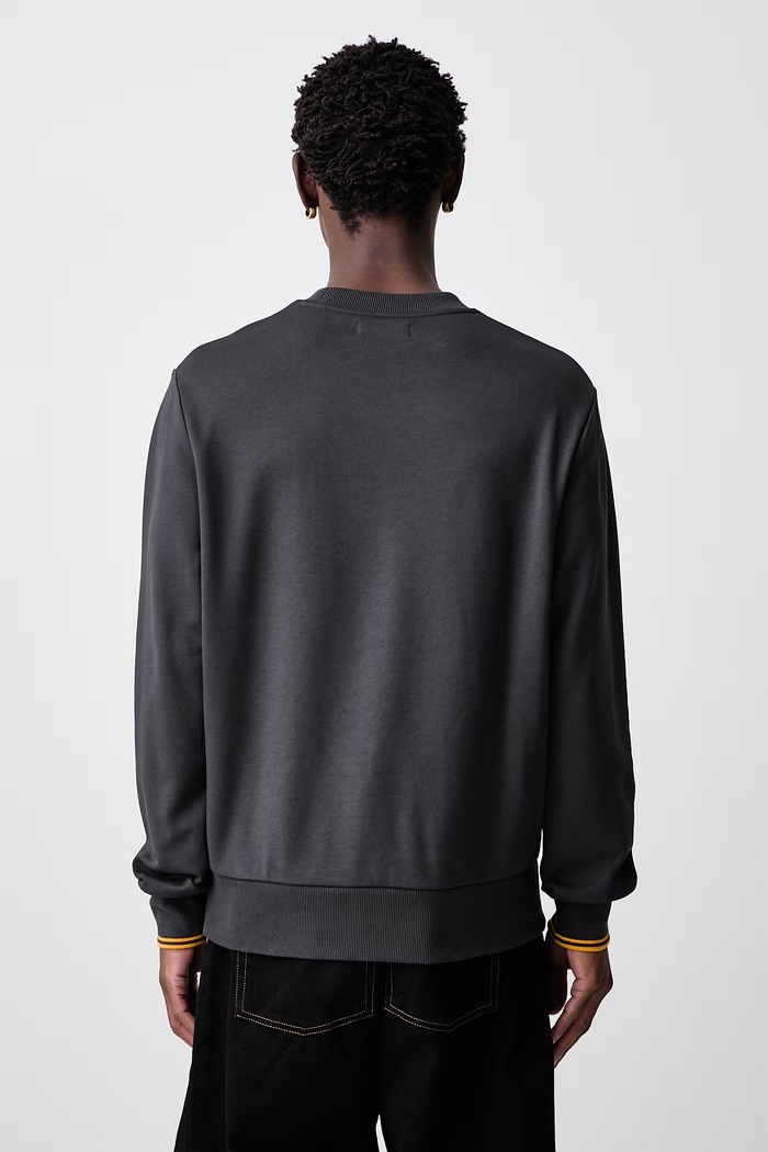 Odzież Fred Perry Bluza męska bawełniana M7535.85C szary
