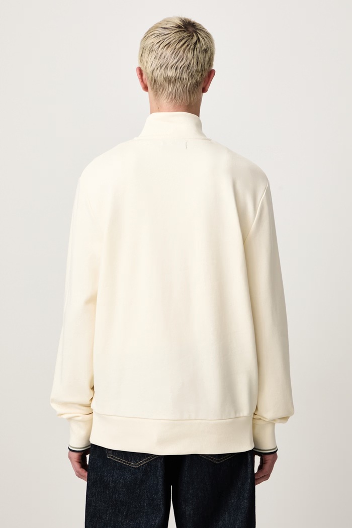 Odzież Fred Perry Bluza męska bawełniana M3574.68C beżowy