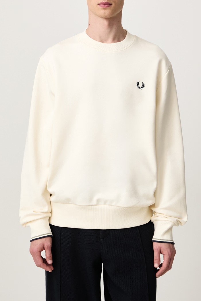 Bluza męska bawełniana Fred Perry beżowy M7535.68C
