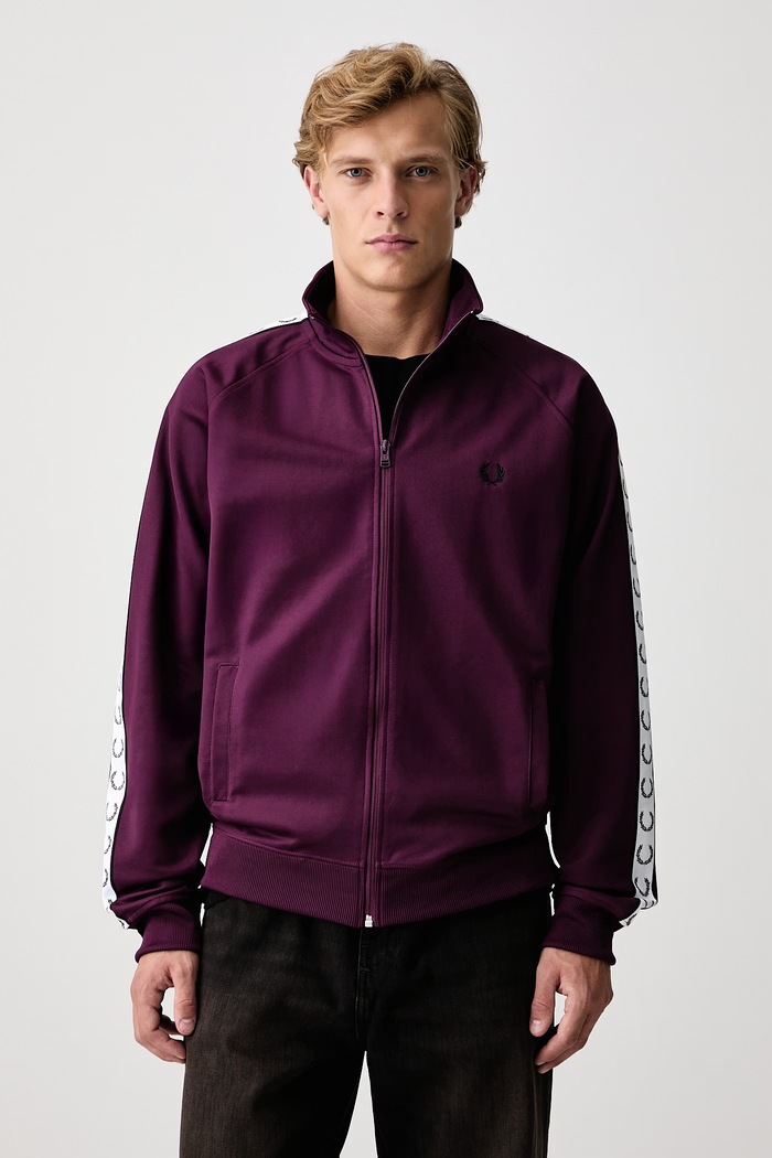 Fred Perry Bluza rozpinana męska fioletowy J5557.37C