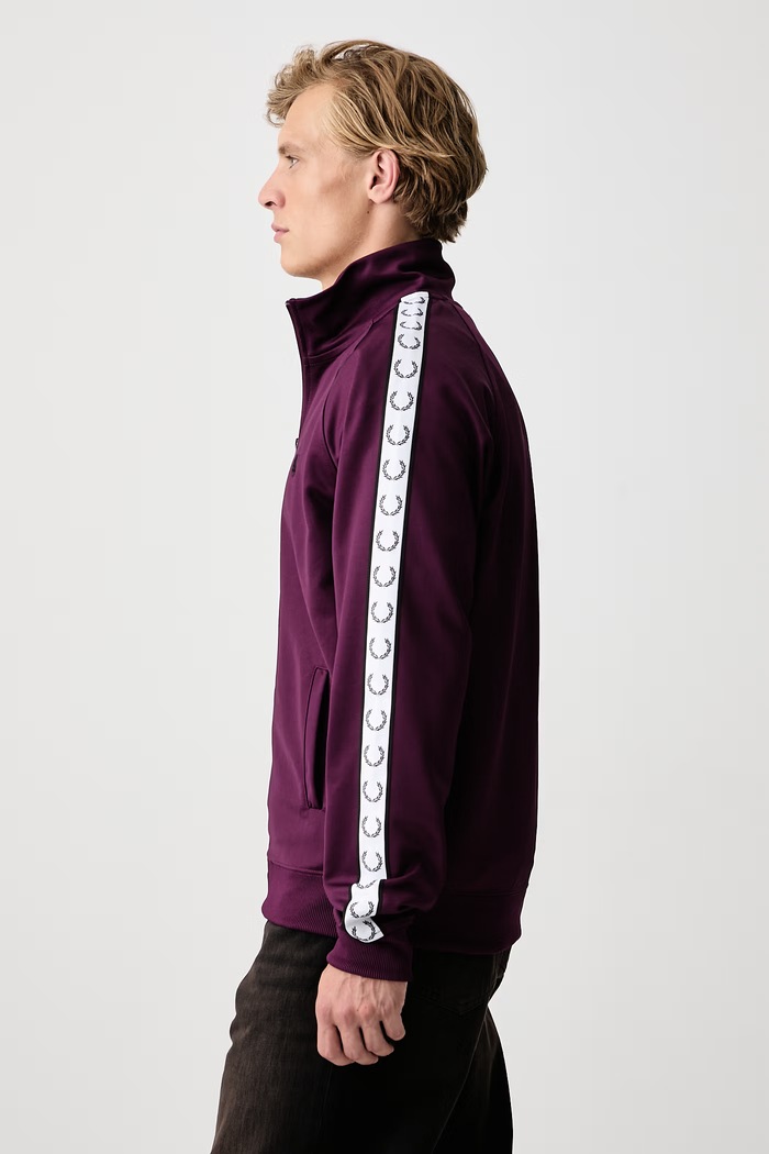 Bluza rozpinana męska Fred Perry J5557.37C fioletowy