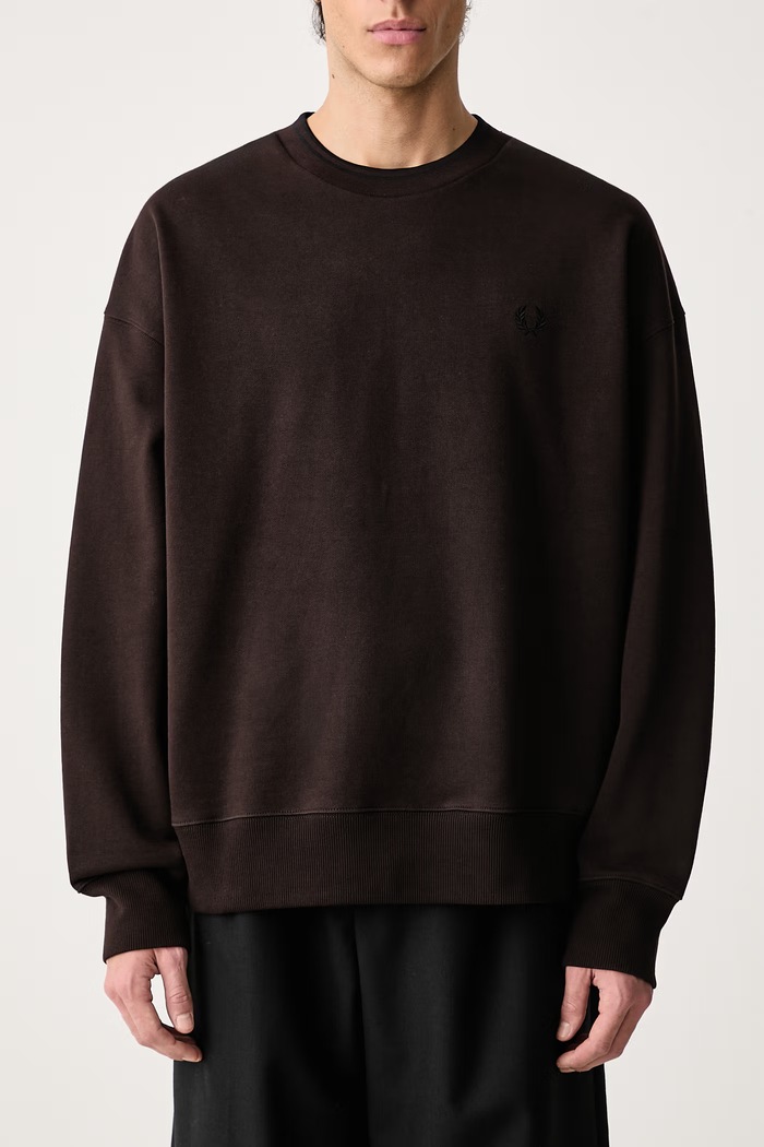 Bluza męska bawełniana Fred Perry brązowy M3497.33C