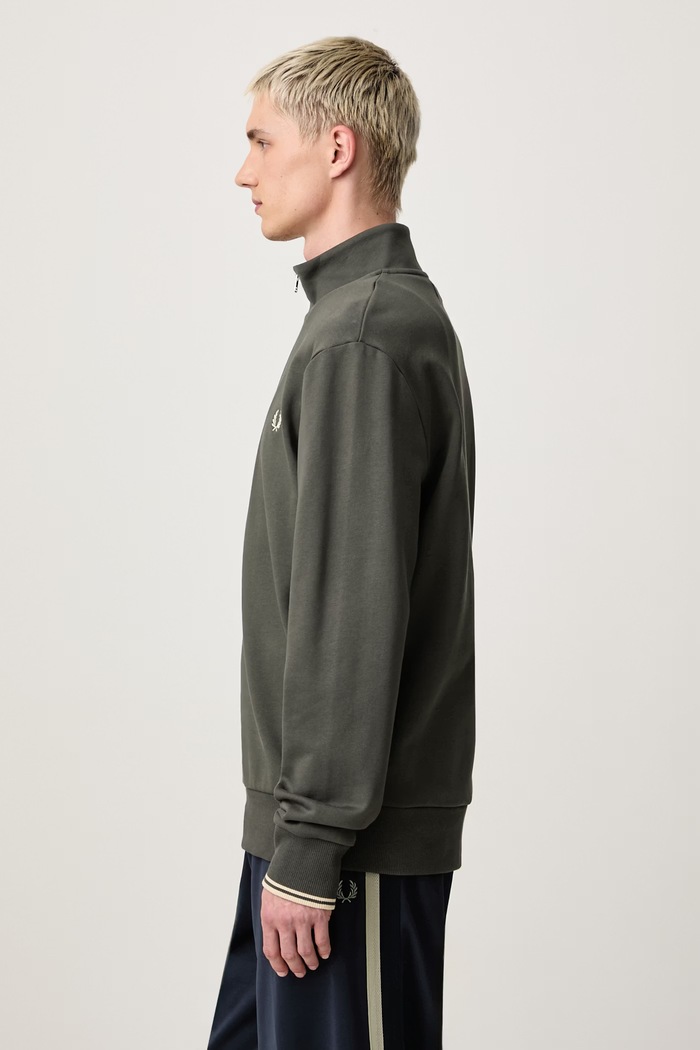 Bluza męska bawełniana Fred Perry M3574.U98 zielony