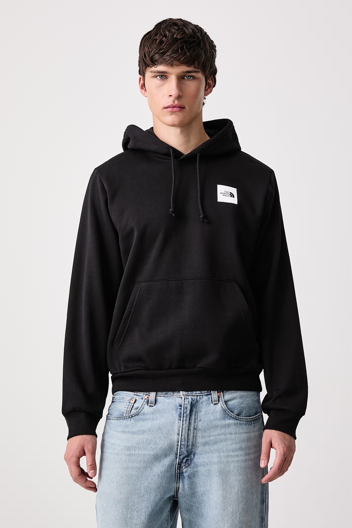 The North Face Μπλούζα με κουκούλα ανδρική με βαμβάκι Box Regular μαύρο NF0A8JAXJK31