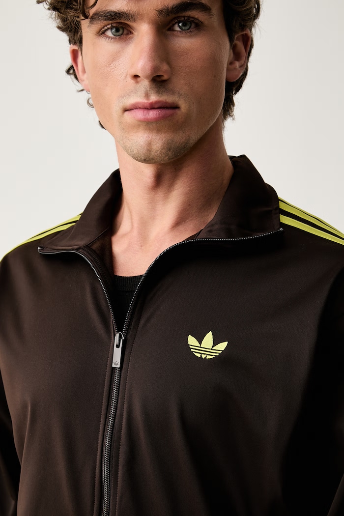 adidas Originals bluza rozpinana męska Firebird KZ1181 brązowy