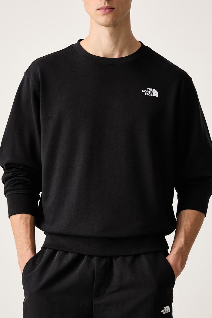 Μπλούζα ανδρική με βαμβάκι Essential The North Face NF0A8FXAJK31 μαύρο